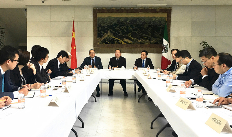 全国政协经济委员会墨城与中企座谈产能国际合作 
